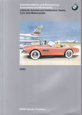 Catalogue BMW Lifestyle e modellini 2003