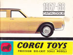 Catalogue Corgi - 1967/68