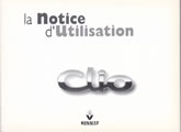 Notice Renault Clio - 09/99