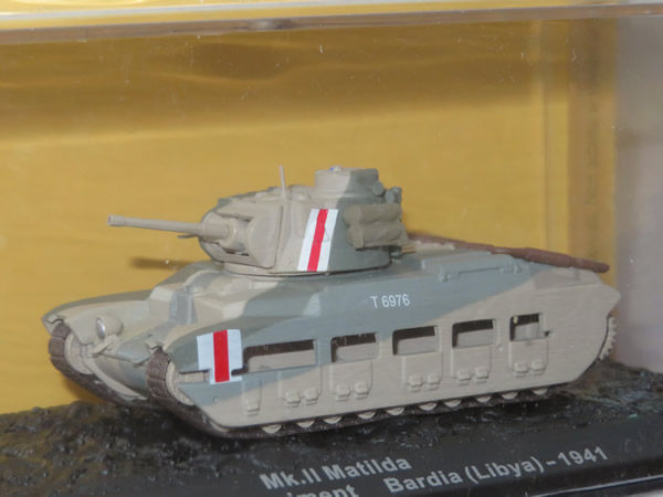 Scale model tank 1:72  "Matilda" Mk.II Lybia 1941